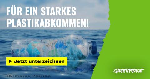 Die Erde wird von dem ganzen Plastikmüll zerdrückt. Daher müssen wir gemeinsam die Plastikflut stoppen!