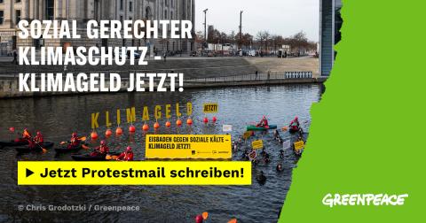 Sozial gerechter Klimaschutz - Klimageld jetzt!